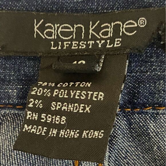 Karen Kane - Lifestyle Boho Embroidered Floral Straight Leg - Size 10/30 - Picture 4 of 8